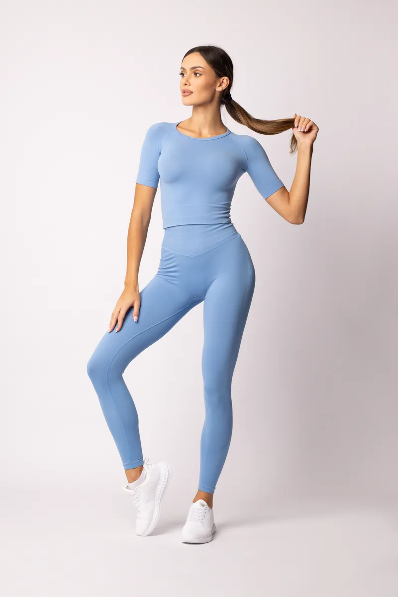 Spaio SPAIO RASHGUARD ADAPT MANICA CORTA LINCHEN BLUE Qualità Garantita