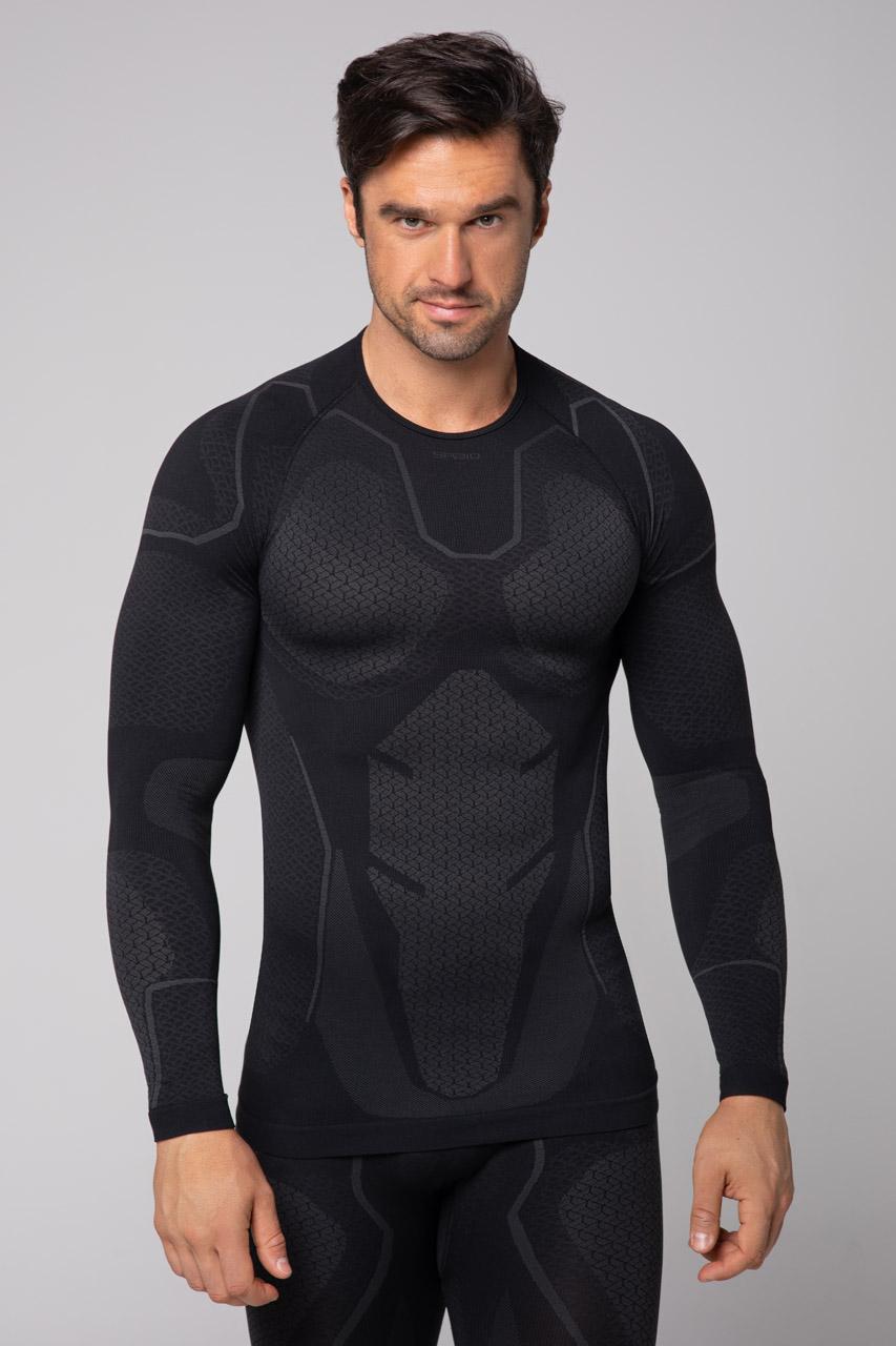Spaio SPAIO MAGLIETTA TERMOATTIVA "ADRENALINE" UOMO NERO/GRIGIO