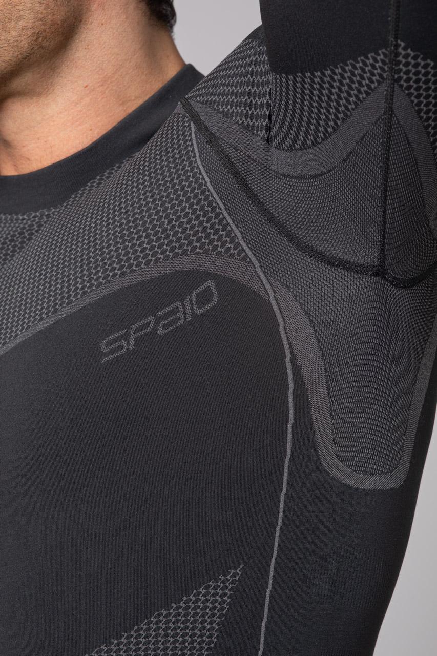 Spaio SPAIO MAGLIETTA TERMOATTIVA CON MANICHE LUNGHE "THERMO-EVO" UOMO GRIGIO/GRIGIO CHIARO Prezzo Ridotto