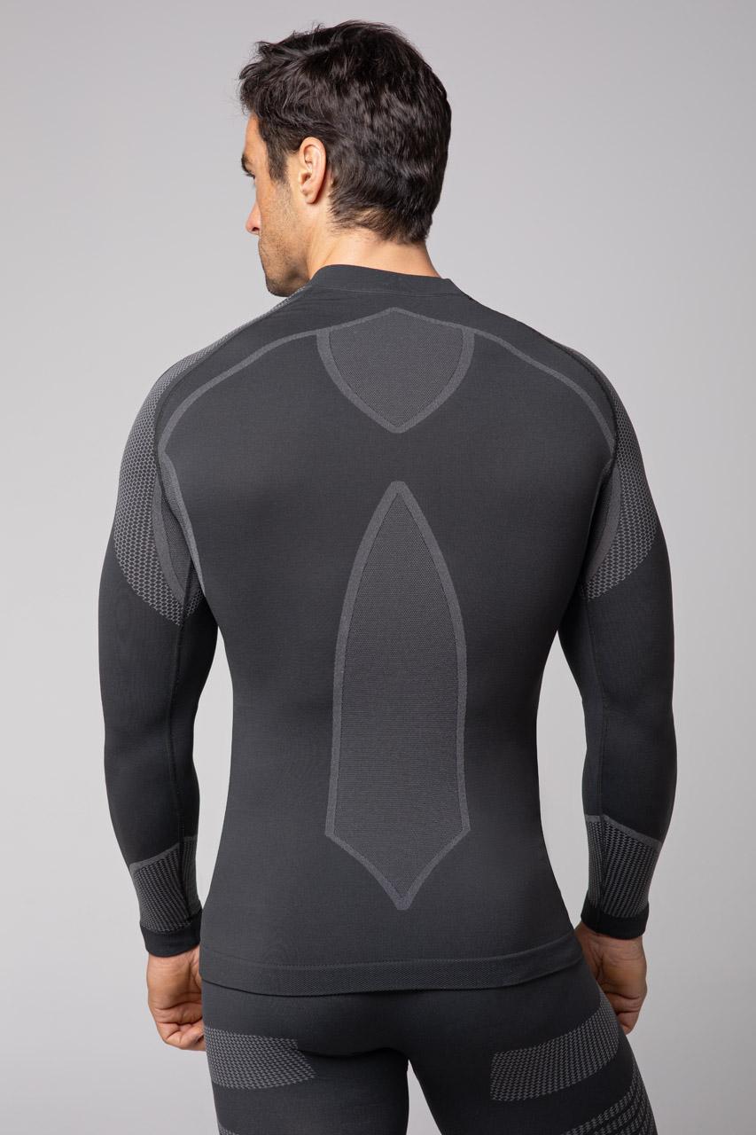 Spaio SPAIO MAGLIETTA TERMOATTIVA CON MANICHE LUNGHE "THERMO-EVO" UOMO GRIGIO/GRIGIO CHIARO Prezzo Ridotto