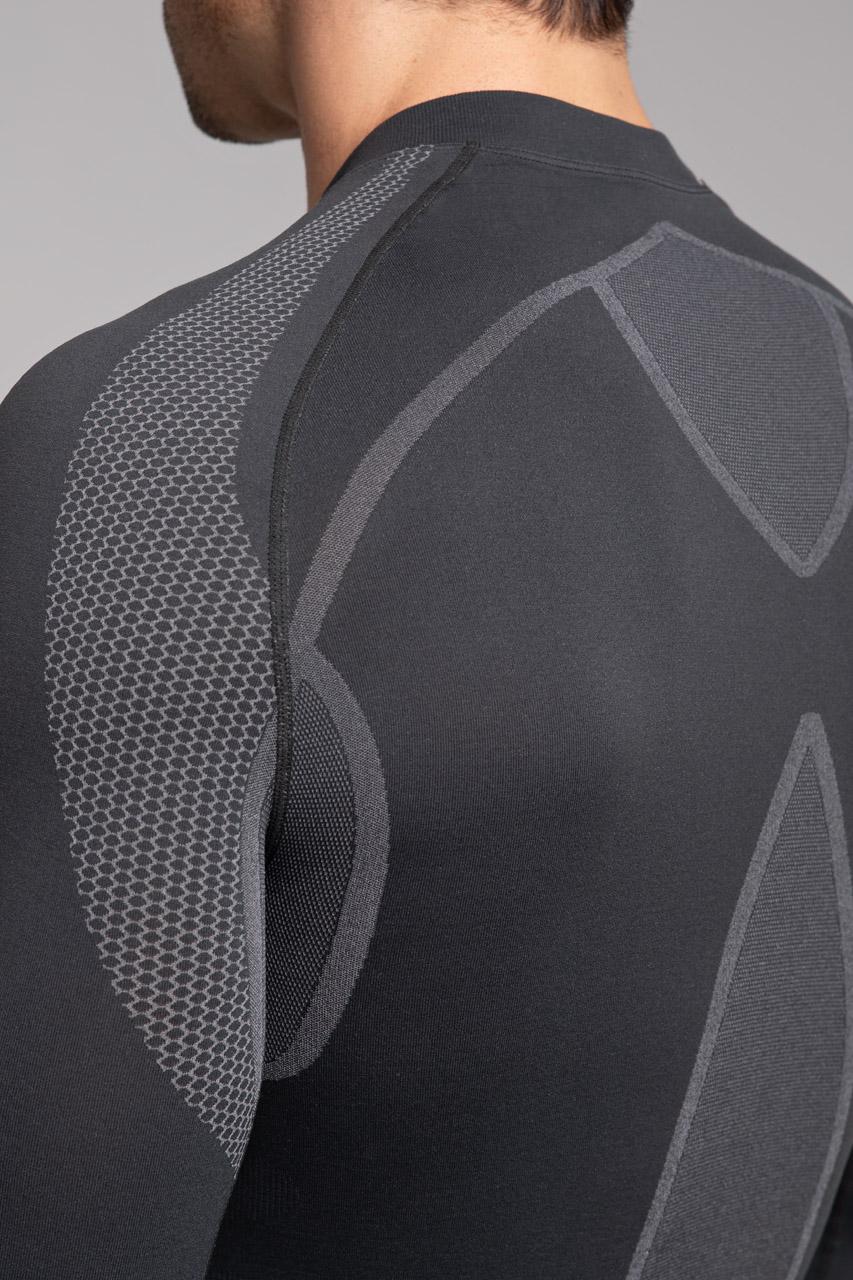 Spaio SPAIO MAGLIETTA TERMOATTIVA CON MANICHE LUNGHE "THERMO-EVO" UOMO GRIGIO/GRIGIO CHIARO Prezzo Ridotto
