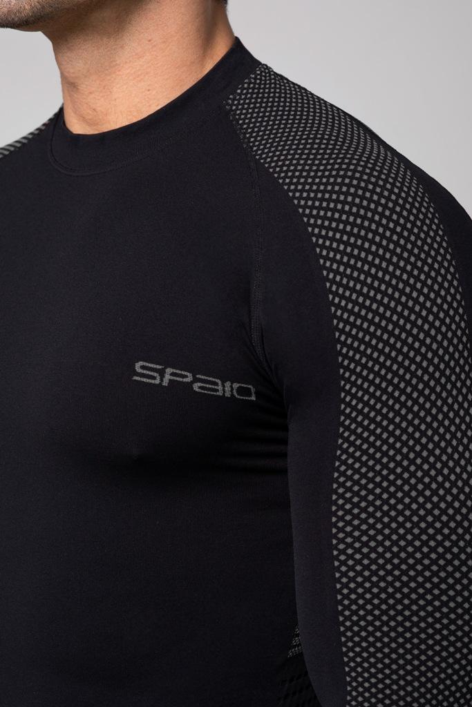 Spaio SPAIO MAGLIA M/L TERMOATTIVA "FIERCE" NERO/GRIGIO Convenienza
