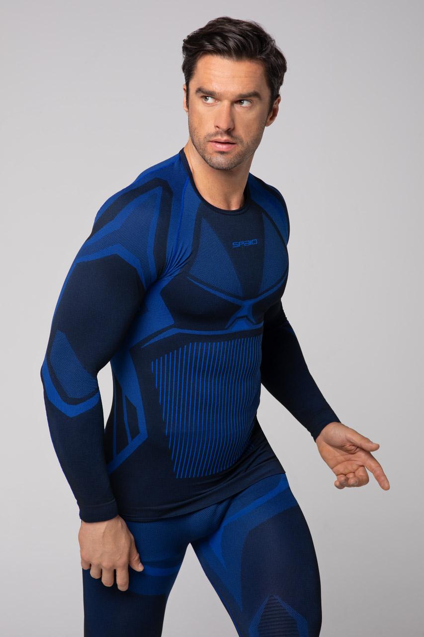 Spaio SPAIO MAGLIA M/L TERMOATTIVA "CONFIDENCE" NERO/ROYAL BLUE Online