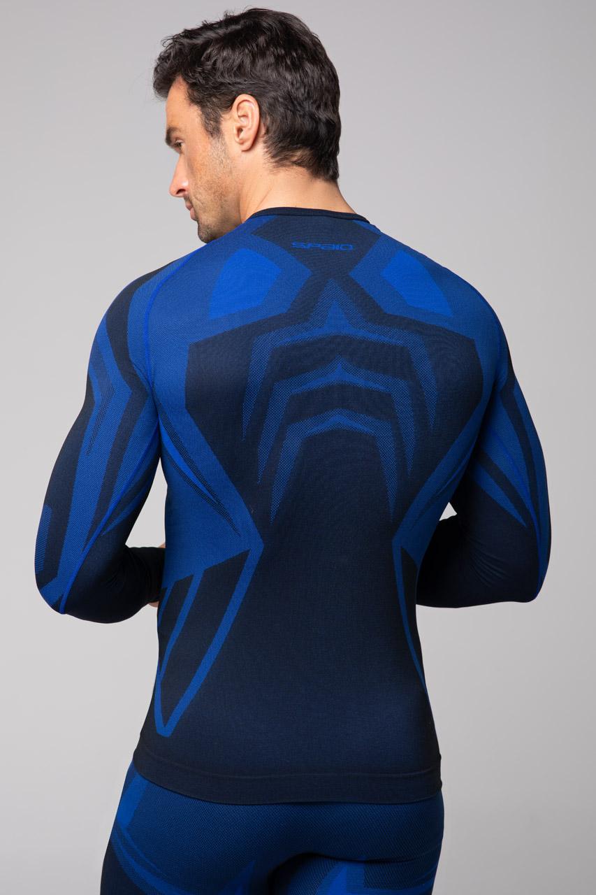 Spaio SPAIO MAGLIA M/L TERMOATTIVA "CONFIDENCE" NERO/ROYAL BLUE Online