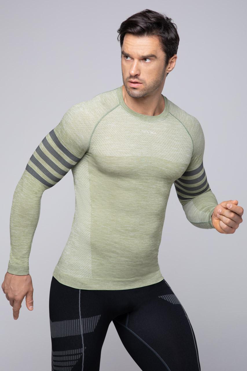 Spaio SPAIO MAGLIA M/L TERMOATTIVA "RUN" OLIVE GREEN Offerte