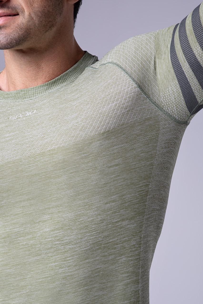 Spaio SPAIO MAGLIA M/L TERMOATTIVA "RUN" OLIVE GREEN Offerte