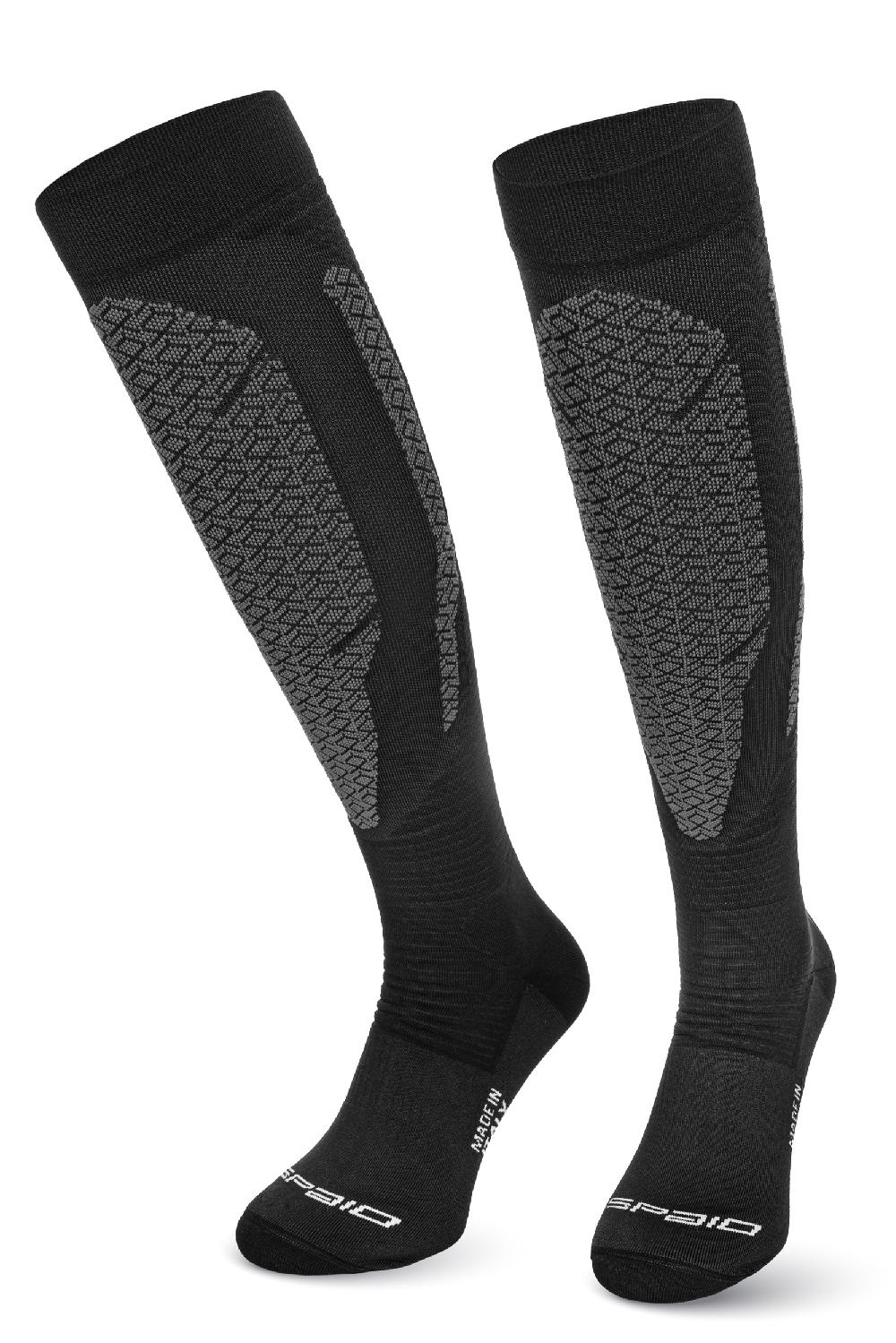 Spaio SPAIO CALZE LUNGHE COOLMAX "ADRENALINE" NERO/GRIGIO