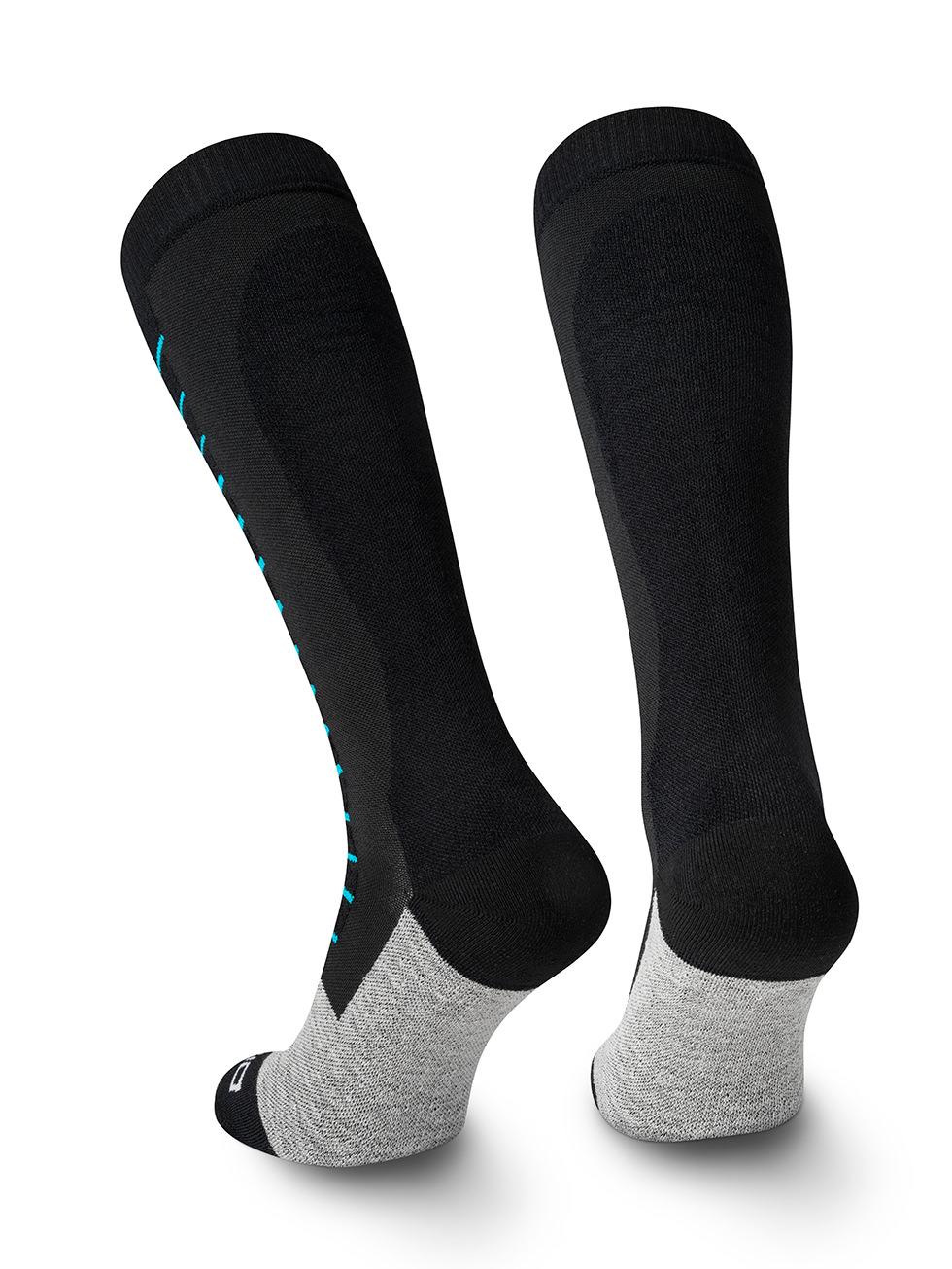 Spaio SPAIO calze da sci compressive FIERCE BLACK/WHITE/BLUE In Linea