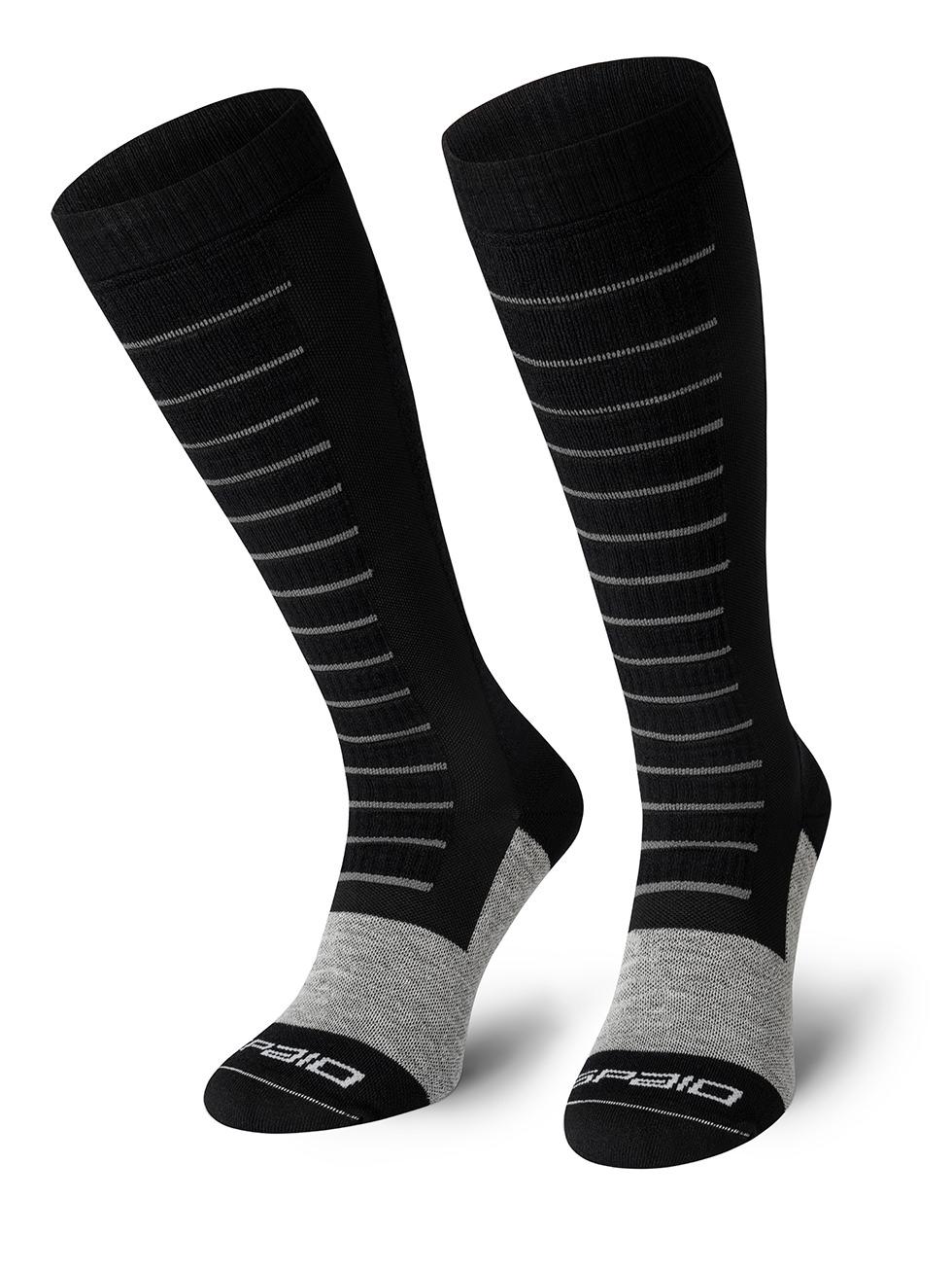 Spaio SPAIO calze da sci compressive FIERCE BLACK/WHITE/GREY