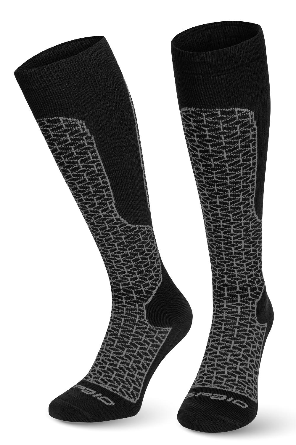 Spaio SPAIO CALZE LUNGHE UNISEX BREEZE COMPRESSION BLACK/GREY
