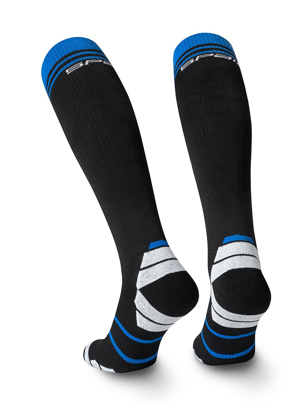 Spaio SPAIO calze da sci SKI SOCKS 01 BLACK/WHITE/BLUE Qualità Garantita