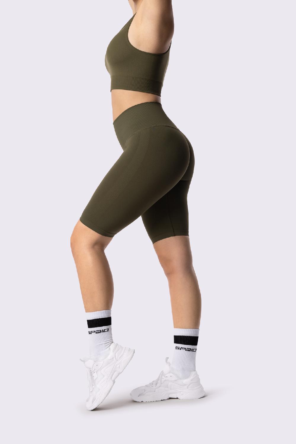 Spaio SPAIO FLEX INNERGY BIKER SHORTS KHAKI