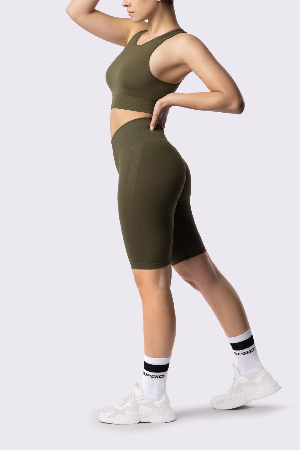 Spaio SPAIO FLEX INNERGY BIKER SHORTS KHAKI Shopping Online