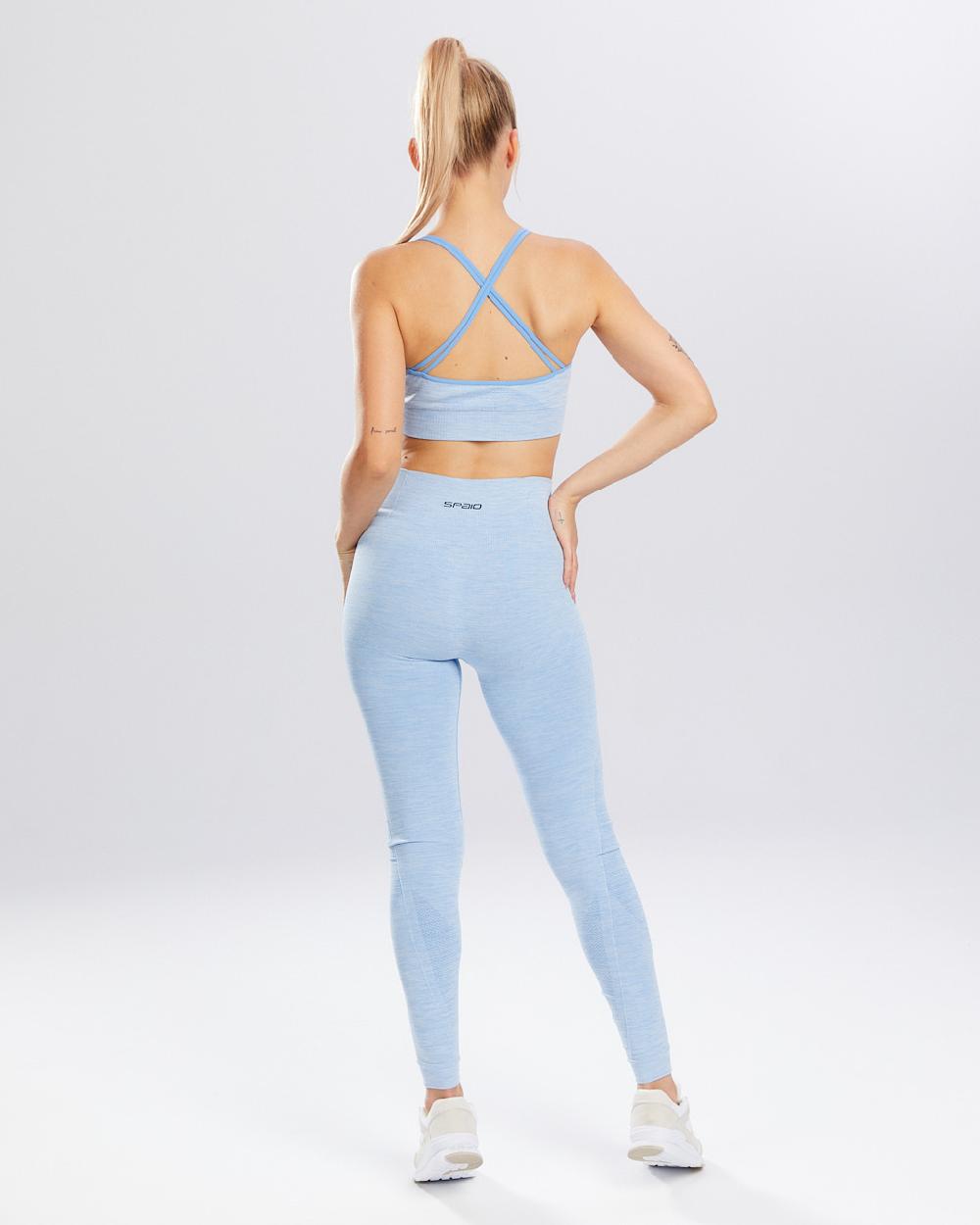 Spaio SPAIO LEGGINSY MELANGE LINCHEN BLUE Offerte