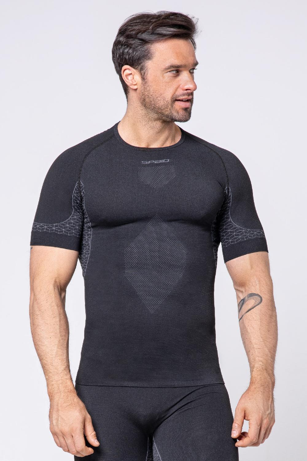 Spaio SPAIO M/C MAGLIA BREEZE UOMO NERO/GRIGIO Negozio
