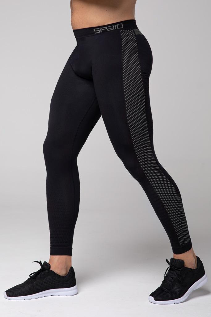Spaio SPAIO LEGGINGS TERMOATTIVI "FIERCE" NERO/GRIGIO Duty-free