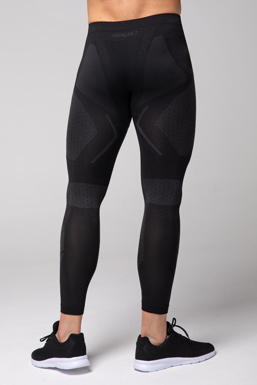 Spaio SPAIO LEGGINS TERMOATTIVI "ADRENALINE" UOMO NERO/GRIGIO Fino Al -60%
