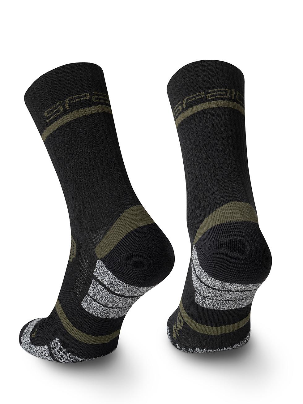 Spaio SPAIO CALZINI DA TREKKING TREKKING SOCKS ALPHA BLACK/KHAKI Qualità