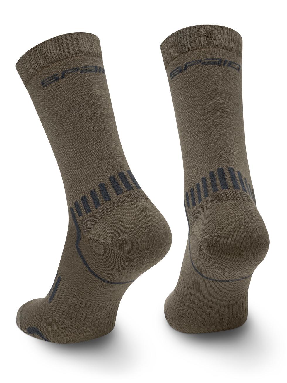 Spaio SPAIO CALZINI DA TREKKING ALPHA 02 KHAKI/ BLACK Soddisfazione Garantita