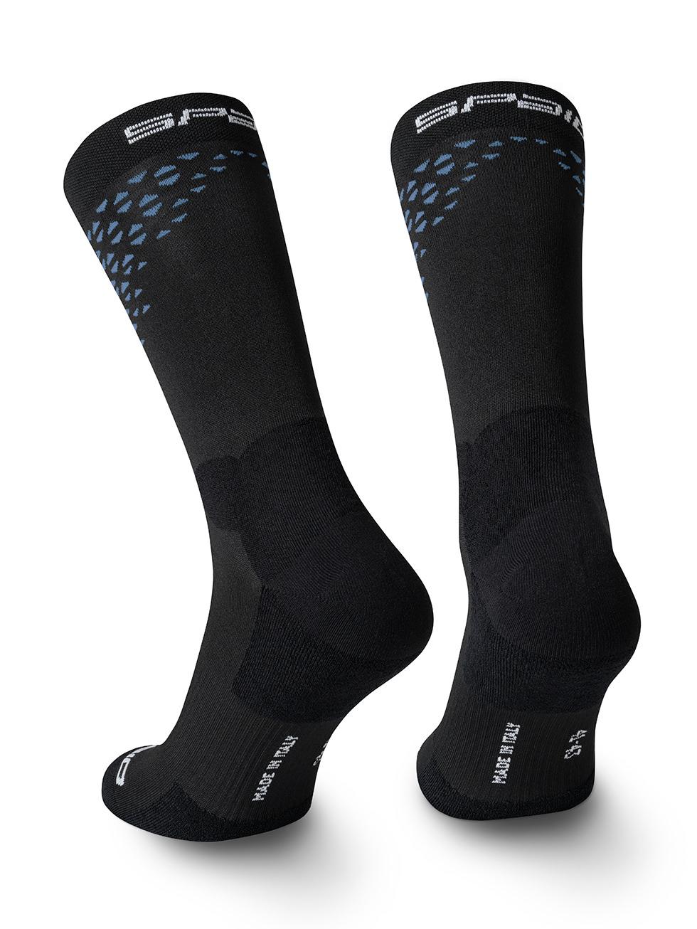 Spaio SPAIO CALZINI DA TREKKING TREKKING SOCKS FIERCE BLACK/BLUE Consegna Veloce