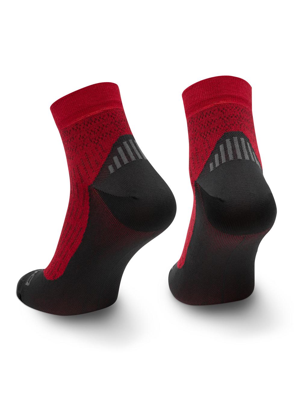 Spaio SPAIO CALZINI DA TREKKING CONFIDENCE BLACK/ BURGUNDY Outlet