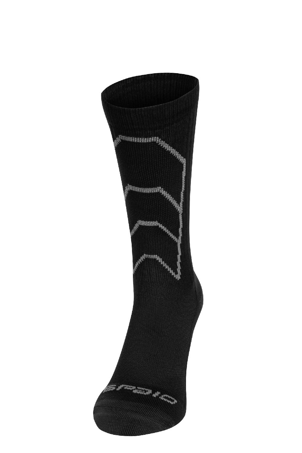 Spaio CALZE A COMPRESSIONE "RAPID" NERO/GRIGIO Italy
