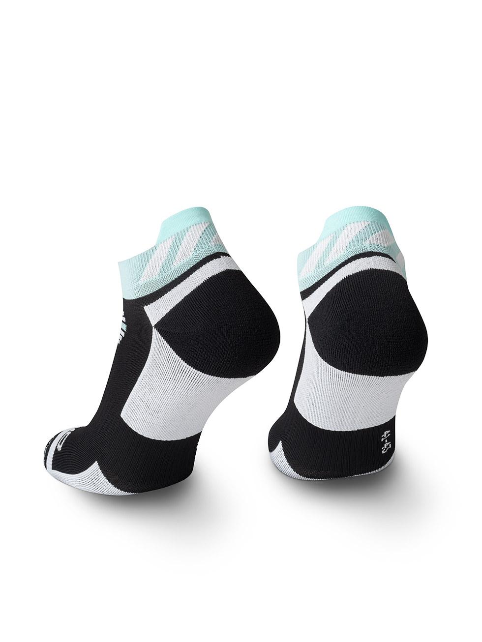 Spaio SPAIO CALZINI DA CORSA RUNNING 02 BLACK/LIGHT BLUE/WHITE In Linea