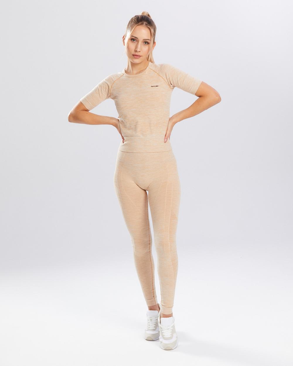 Spaio SPAIO RASHGUARD MELANGE MANICHE CORTE ICED COFFEE Soddisfazione Garantita