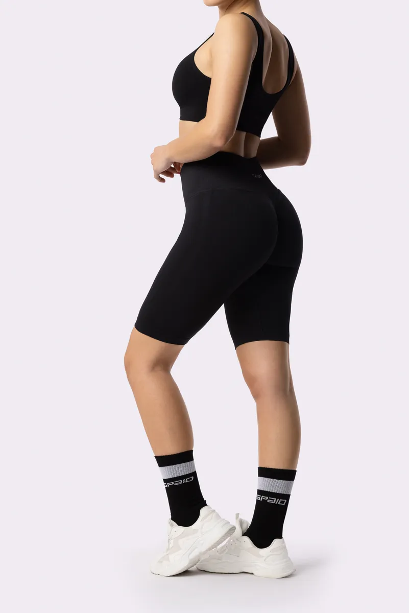 Spaio SPAIO ADAPT BIKER SHORTS BLACK BLACK Convenienza