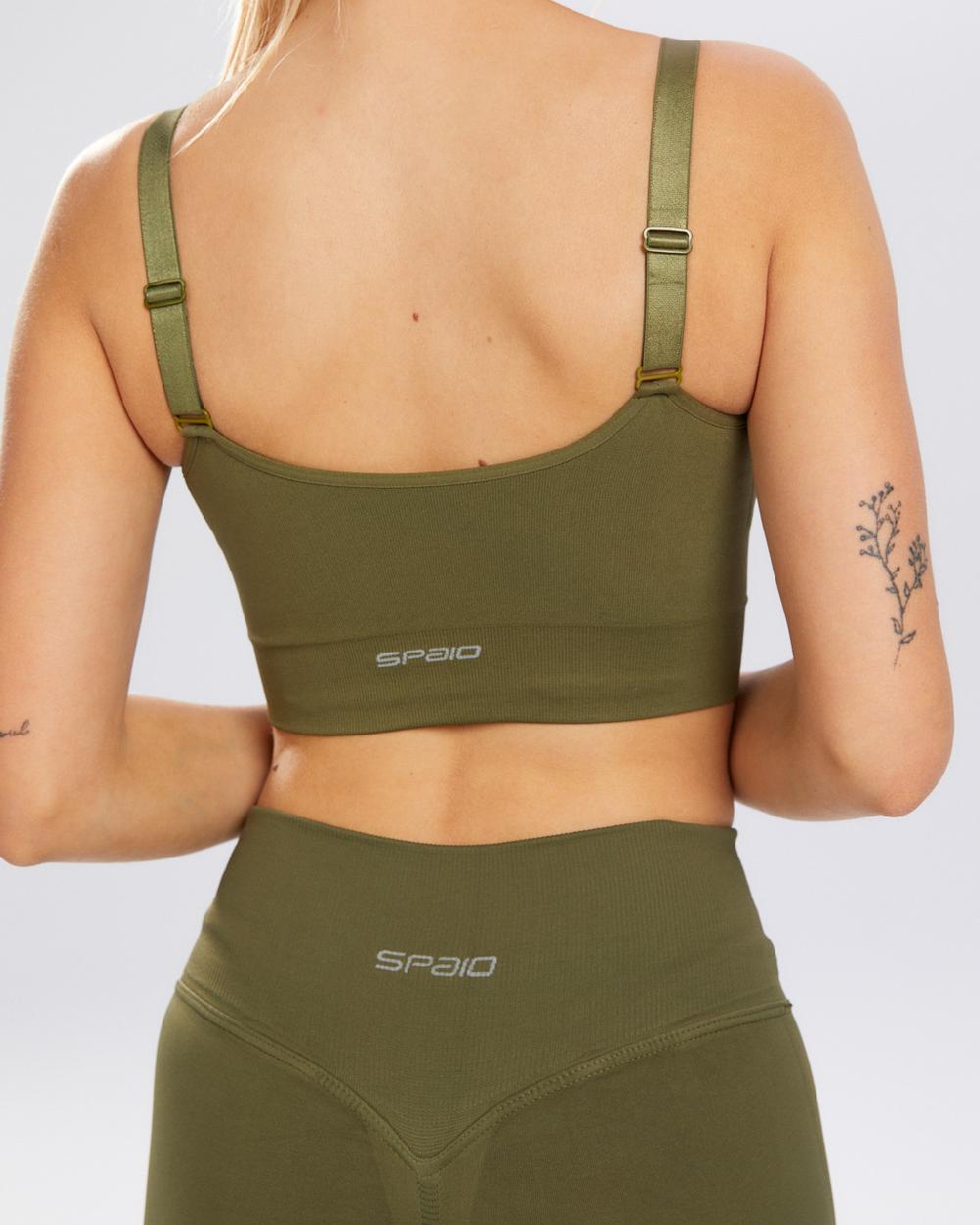 Spaio SPAIO REGGISENO SPORTIVO FLEX KHAKI Saldi