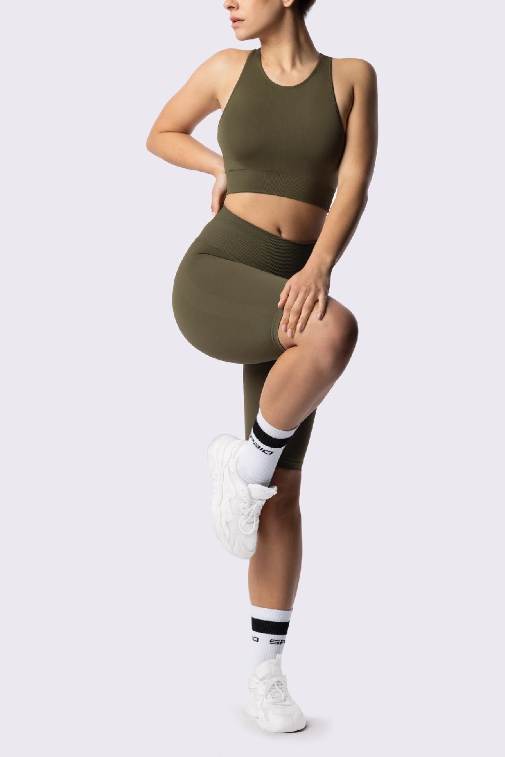 Spaio SPAIO REGGISENO SPORTIVO PERFORMANCE KHAKI Offerte