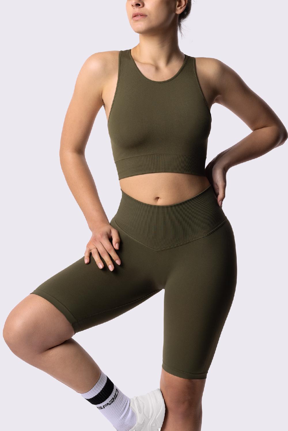 Spaio SPAIO REGGISENO SPORTIVO PERFORMANCE KHAKI Offerte