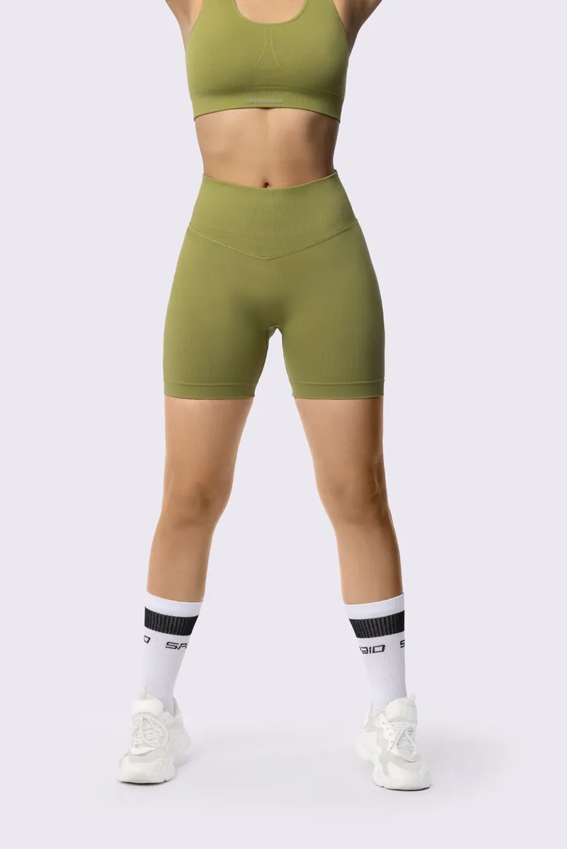 Spaio SPAIO ADAPT SHORTS GREEN OLIVE Saldi Di Fabbrica