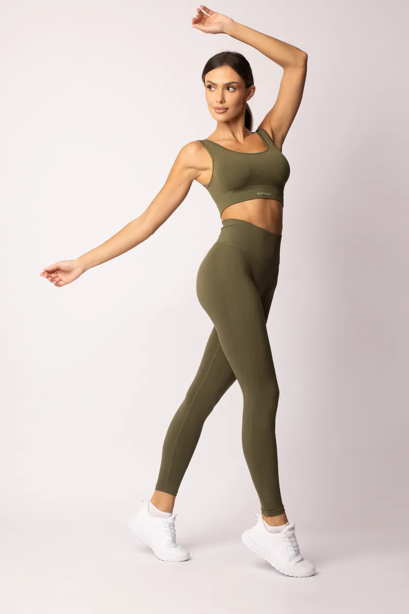 Spaio SPAIO REGGISENO SPORTIVO ADAPT KHAKI Promozione Limitata