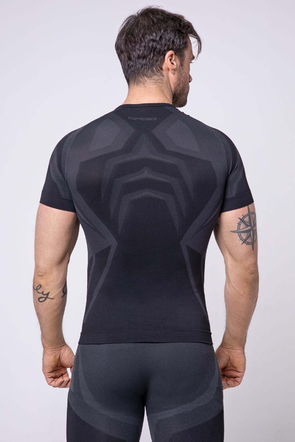 Spaio SPAIO MAGLIA M/C "CONFIDENCE" NERO/GRIGIO Novità