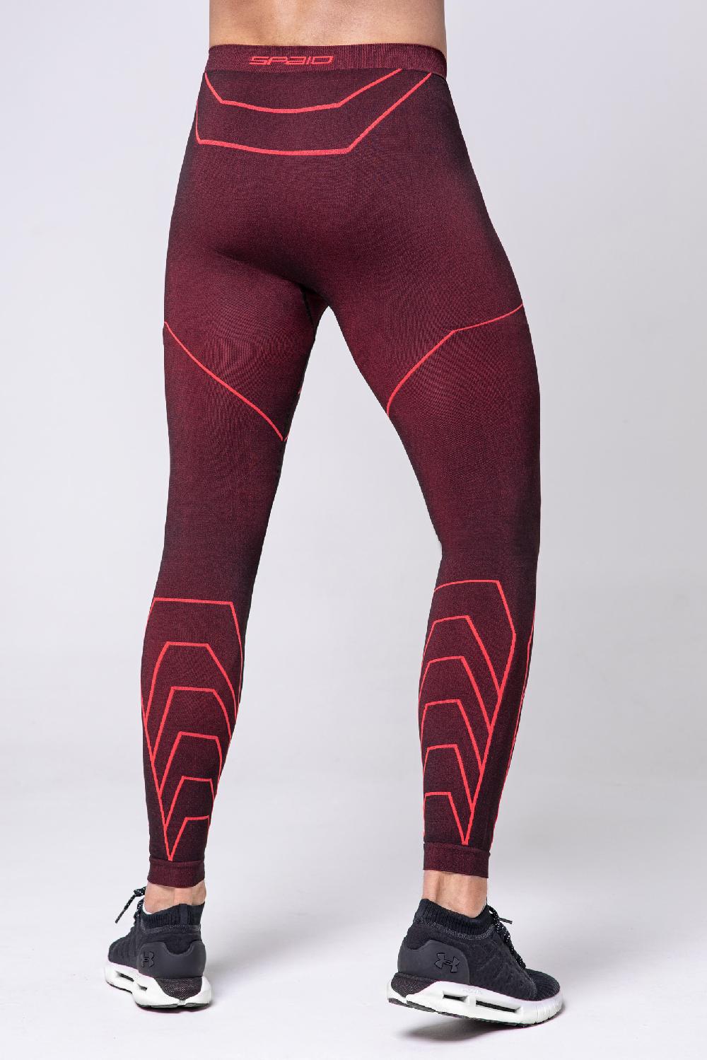 Spaio LEGGINGS DA UOMO RAPID BLACK/RED Rilascio limitato