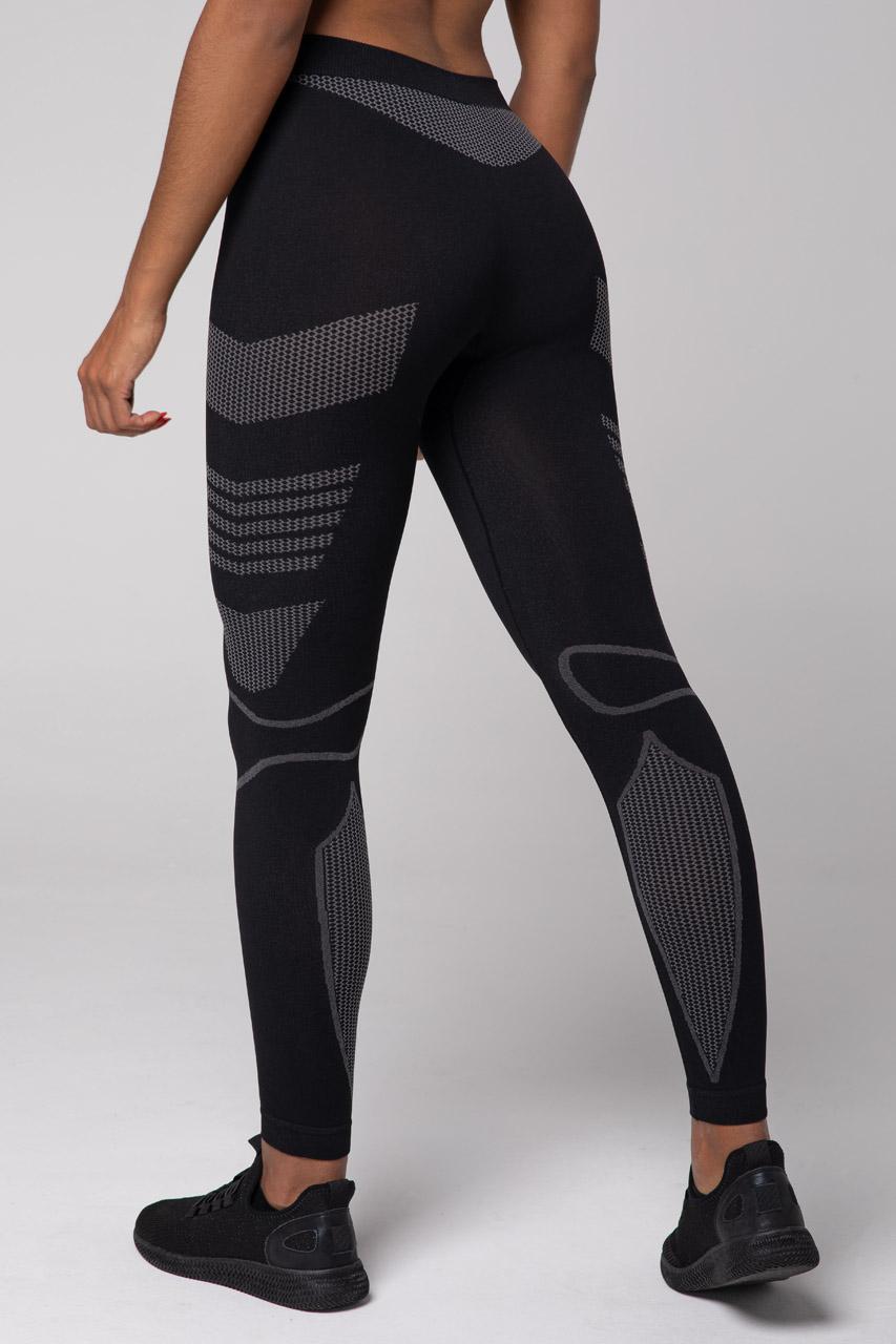 Spaio SPAIO LEGGINS TERMOATTIVI "THERMO-EVO" DONNA NERO/GRIGIO Convenienza