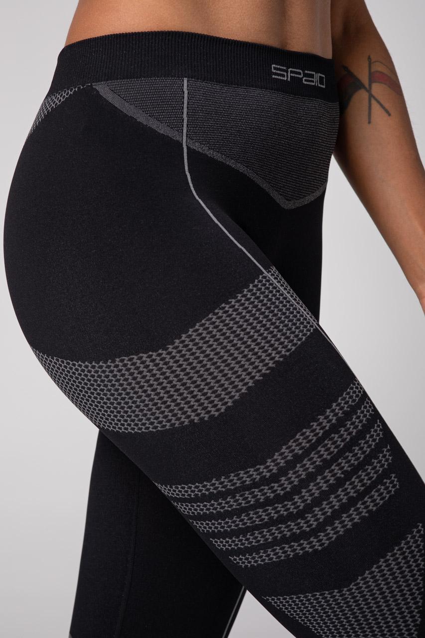 Spaio SPAIO LEGGINS TERMOATTIVI "THERMO-EVO" DONNA NERO/GRIGIO Convenienza
