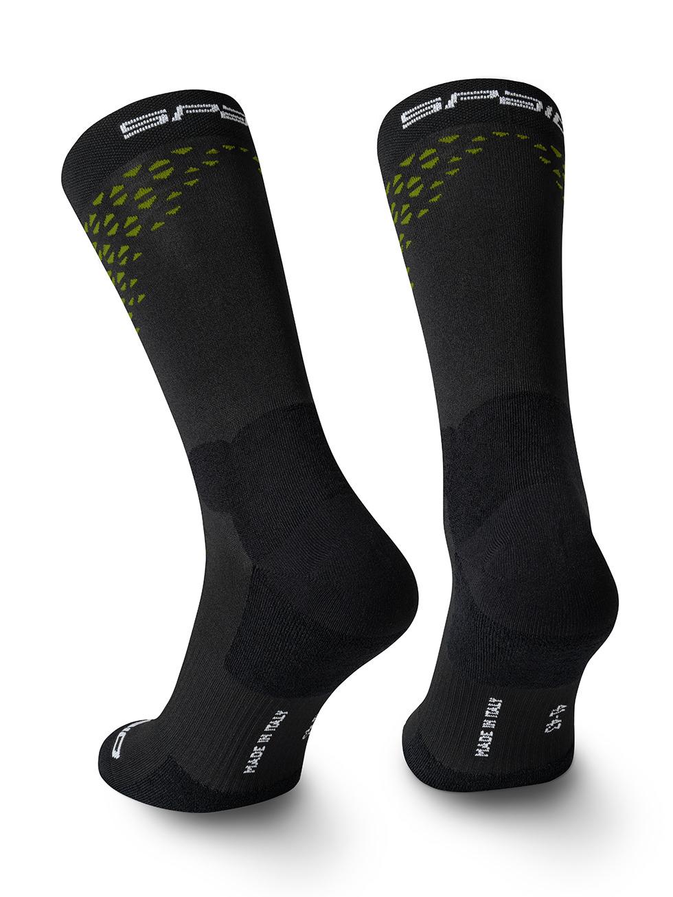 Spaio SPAIO CALZINI DA TREKKING TREKKING SOCKS FIERCE BLACK/GREEN In Linea