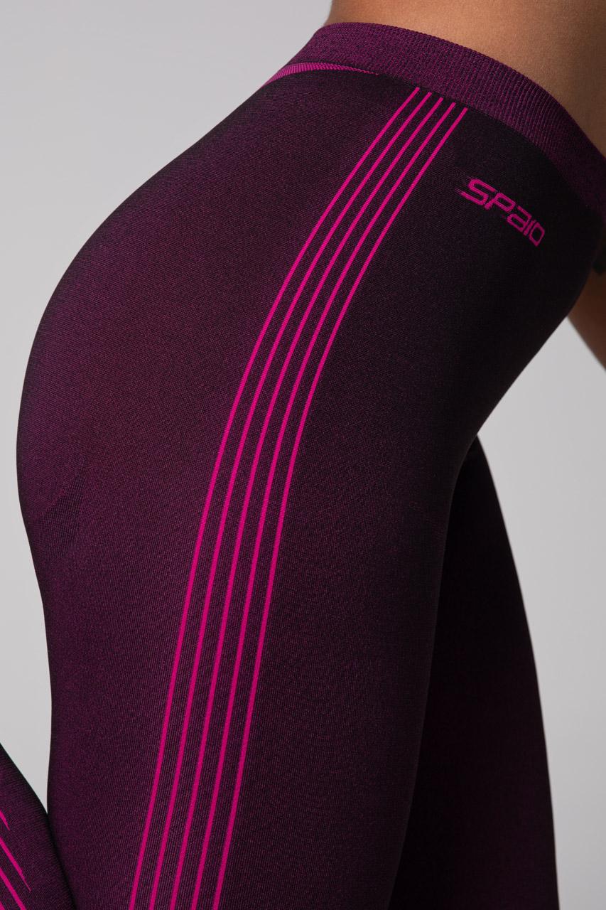 Spaio SPAIO LEGGINGS TERMOATTIVI POWERFUL NERO/FUXIA Nuovo