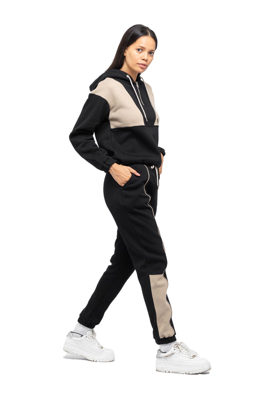 Tom Barron Prestige Tuta da ginnastica mezza zip Duo-Color Vendita Calda