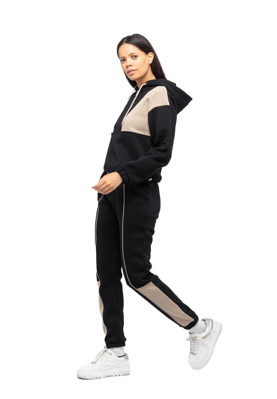 Tom Barron Prestige Tuta da ginnastica mezza zip Duo-Color Vendita Calda