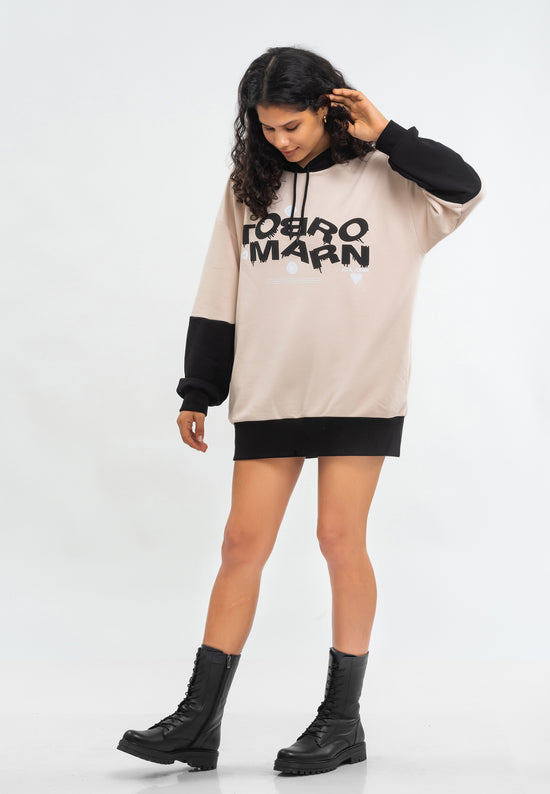 Tom Barron Felpa con cappuccio oversize Signature