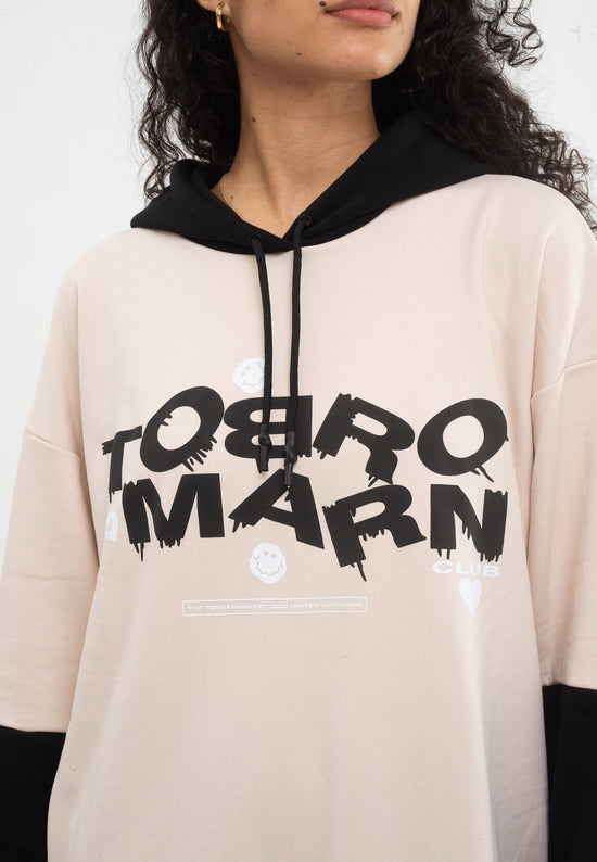 Tom Barron Felpa con cappuccio oversize Signature I Più Venduti