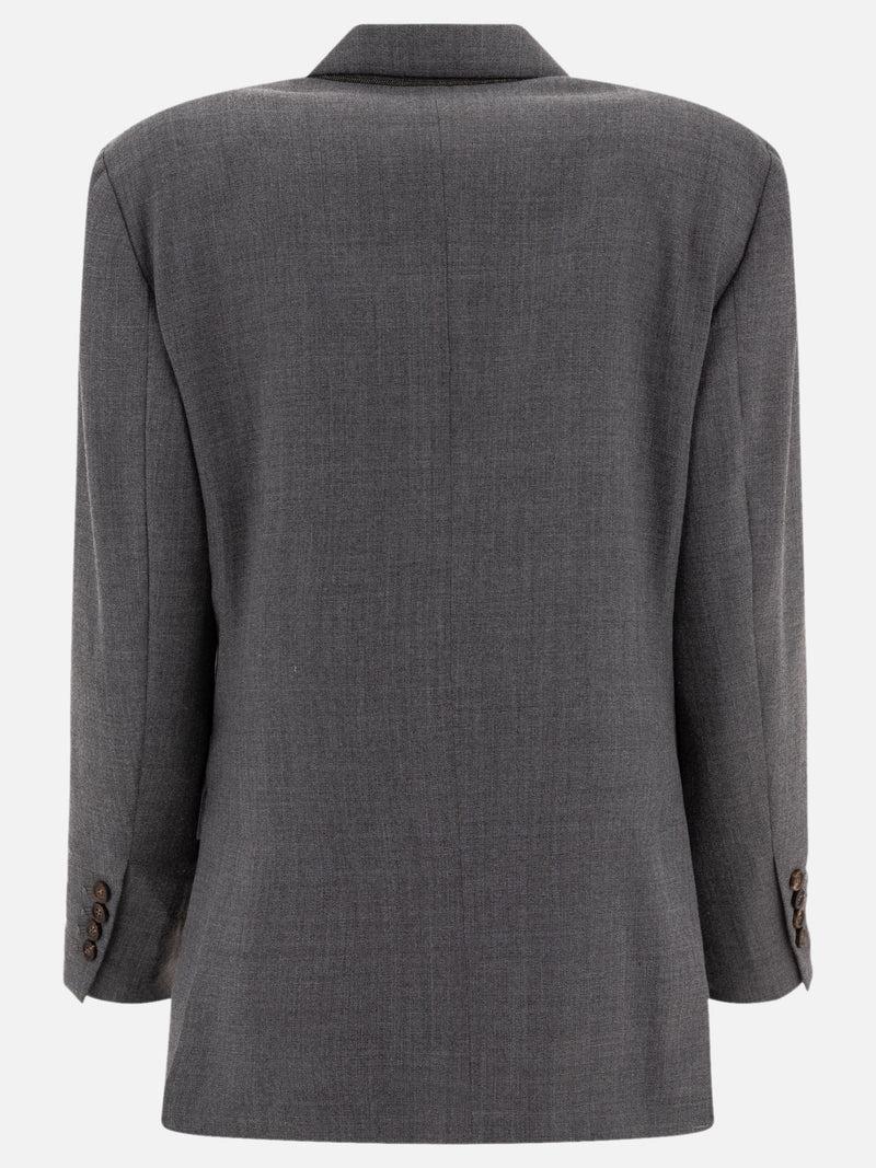 Vietti Brunello Cucinelli Blazer monopetto in misto lana Moda