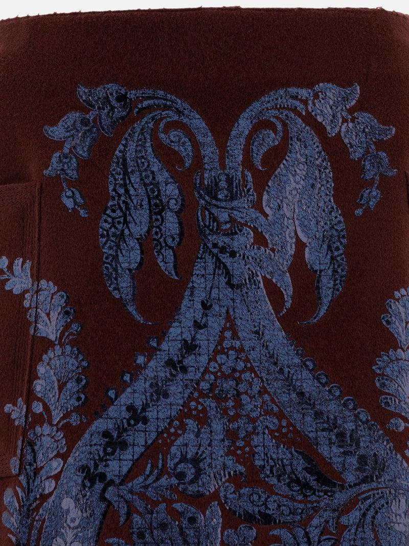 Vietti Etro Gonna mini con stampa laminata Italia