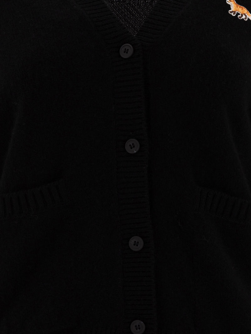 Vietti Maison Kitsuné Cardigan boxy "Baby Fox" Qualità