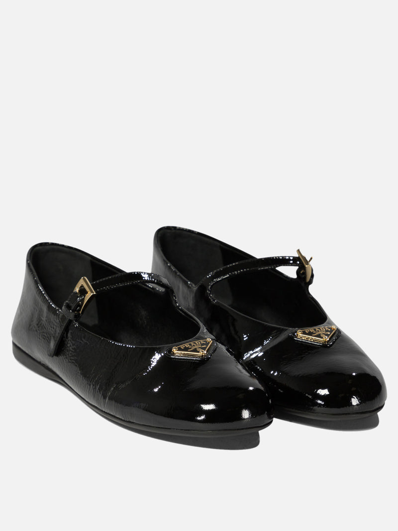 Vietti Prada Ballerine in vernice Vendita