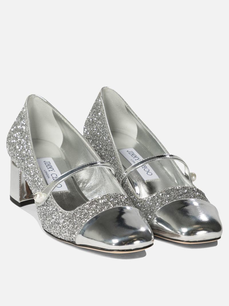 Vietti Jimmy Choo Décolleté con glietter "Elisa 45" Sottocosto