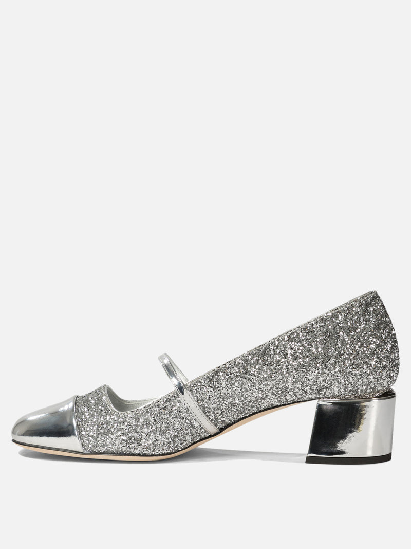Vietti Jimmy Choo Décolleté con glietter "Elisa 45" Sottocosto